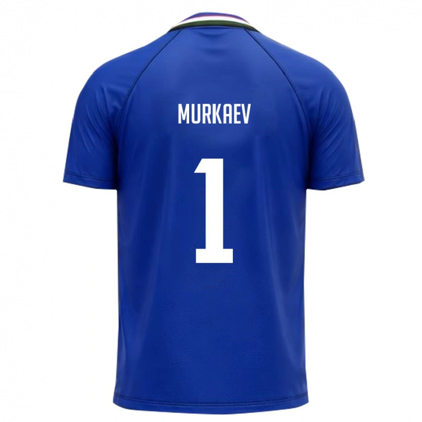 Danxen Men Uzbekistan Maksim Murkaev #1 Royal Blue White Home Jersey 26-28 T-Shirt
