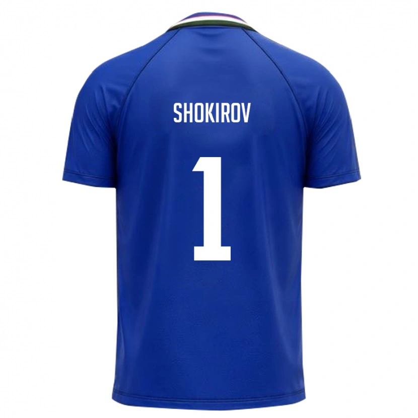 Danxen Men Uzbekistan Ibrokhim Shokirov #1 Royal Blue White Home Jersey 26-28 T-Shirt