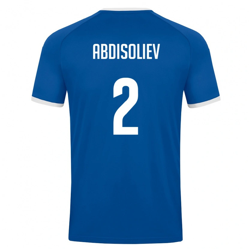 Danxen Men Uzbekistan Mashkhurbek Abdisoliev #2 Royal Blue White Home Jersey 26-28 T-Shirt