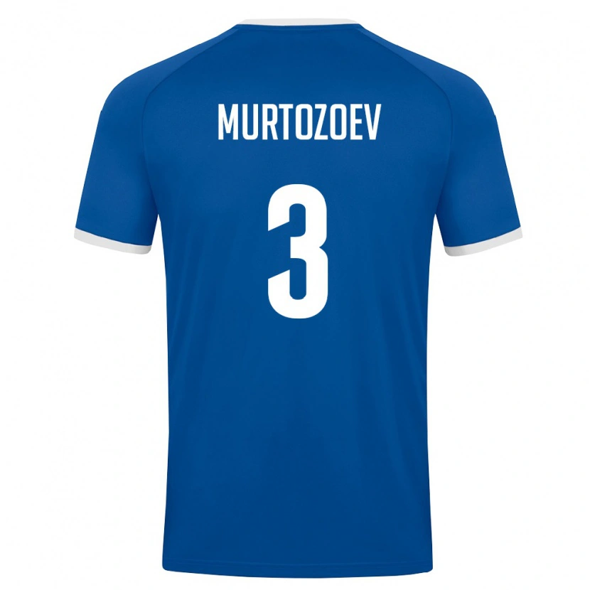Danxen Men Uzbekistan Dilshod Murtozoev #3 Royal Blue White Home Jersey 26-28 T-Shirt