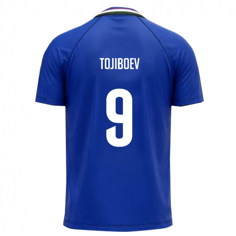 Danxen Men Uzbekistan Diyorbek Tojiboev #9 Royal Blue White Home Jersey 26-28 T-Shirt