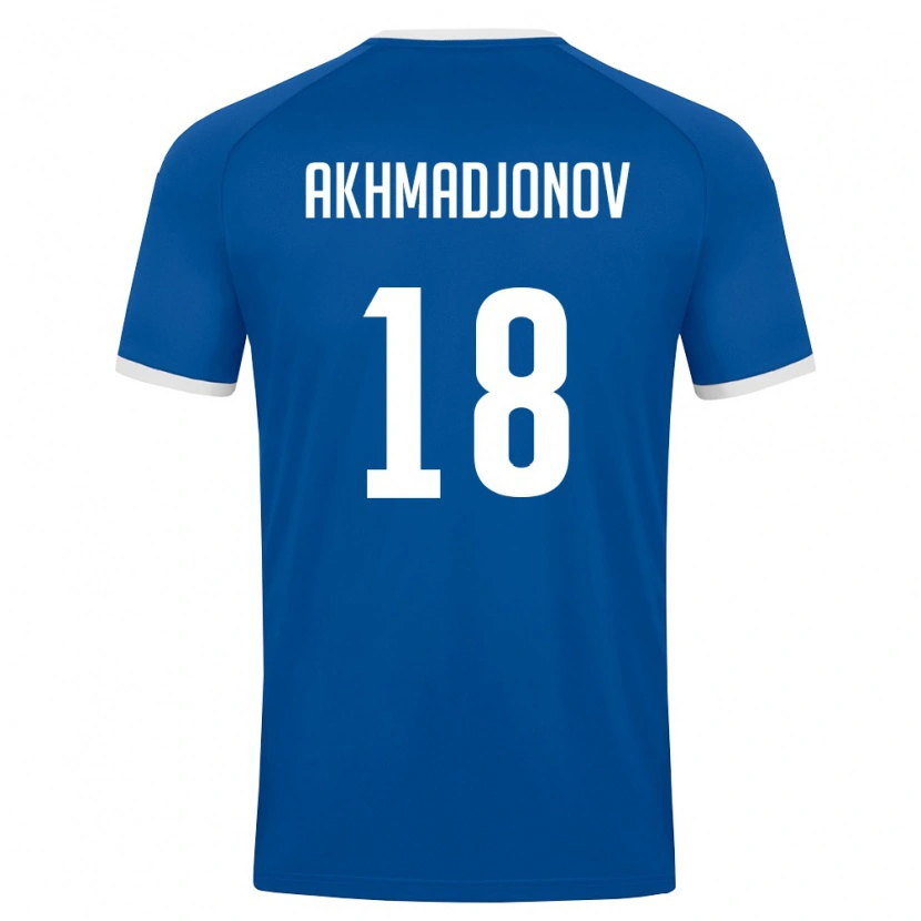 Danxen Men Uzbekistan Narimonjon Akhmadjonov #18 Royal Blue White Home Jersey 26-28 T-Shirt