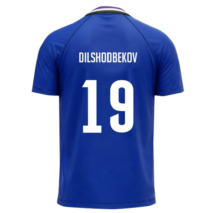 Danxen Men Uzbekistan Mukhammadali Dilshodbekov #19 Royal Blue White Home Jersey 26-28 T-Shirt