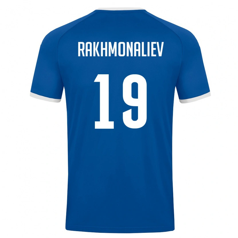 Danxen Men Uzbekistan Umarali Rakhmonaliev #19 Royal Blue White Home Jersey 26-28 T-Shirt