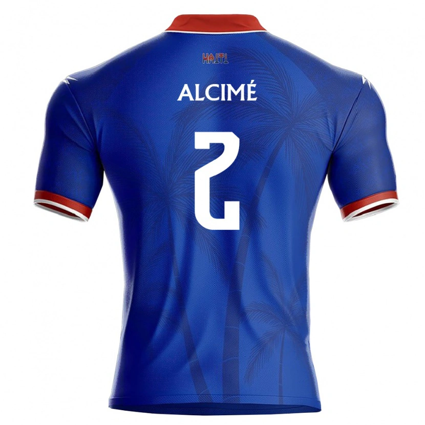 Danxen Men Haiti Marc-Arthur Alcimé #2 Blue Red White Home Jersey 26-28 T-Shirt