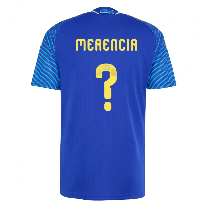 Danxen Men Curaçao Leandro Merencia #0 Navy White Home Jersey 26-28 T-Shirt