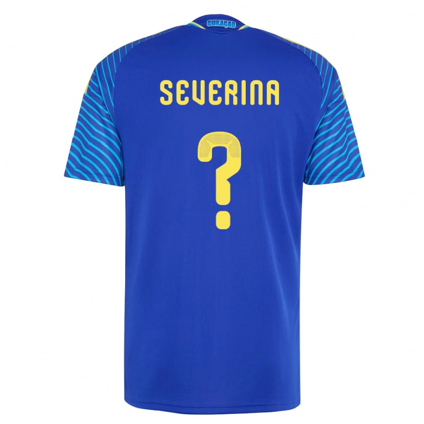 Danxen Men Curaçao Xander Severina #0 Navy White Home Jersey 26-28 T-Shirt