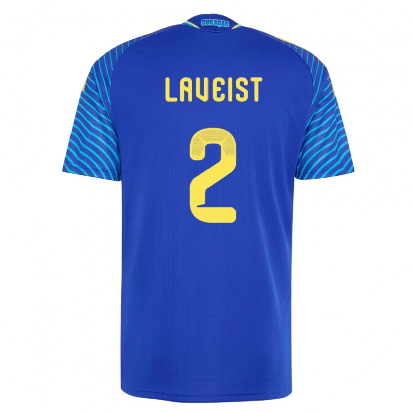 Danxen Men Curaçao Rai-Jedemy Laveist #2 Navy White Home Jersey 26-28 T-Shirt
