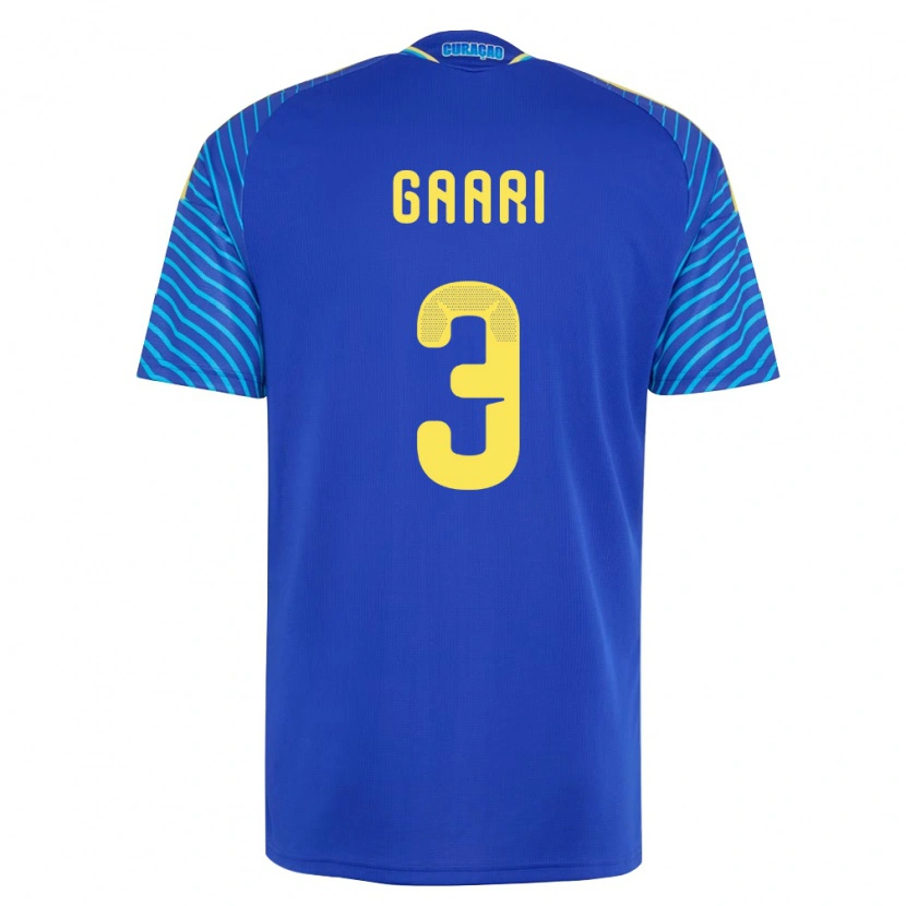 Danxen Men Curaçao Juriën Gaari #3 Navy White Home Jersey 26-28 T-Shirt