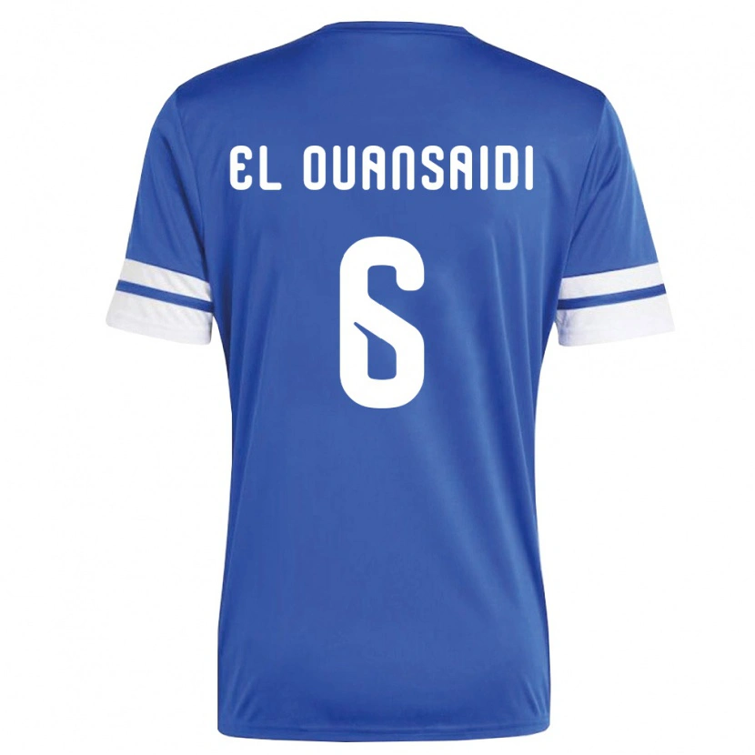 Danxen Men Curaçao Keyane El Ouansaidi #6 Navy White Home Jersey 26-28 T-Shirt