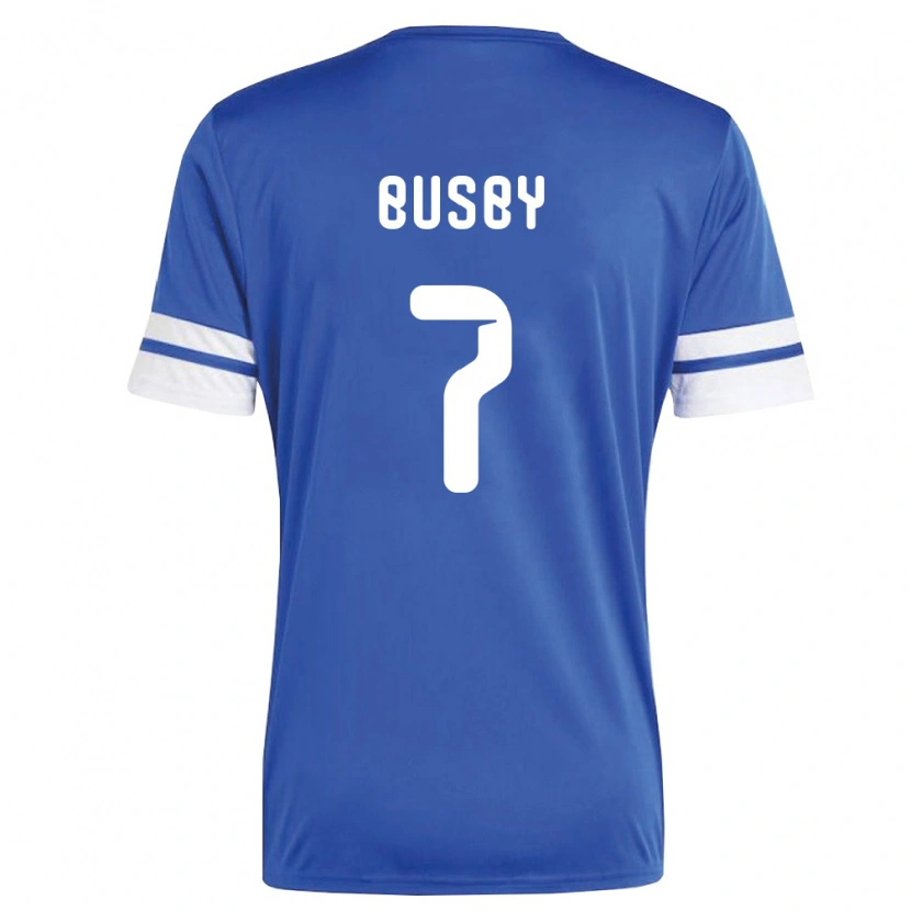 Danxen Men Curaçao Dayvi Busby #7 Navy White Home Jersey 26-28 T-Shirt