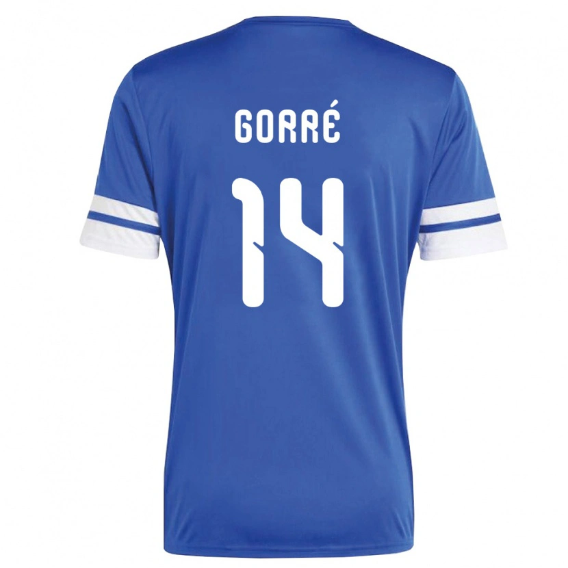 Danxen Men Curaçao Kenji Gorré #14 Navy White Home Jersey 26-28 T-Shirt