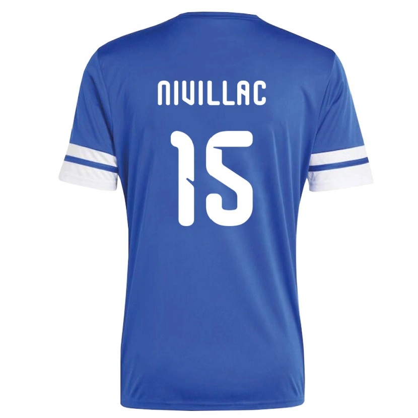 Danxen Men Curaçao Rayen Nivillac #15 Navy White Home Jersey 26-28 T-Shirt