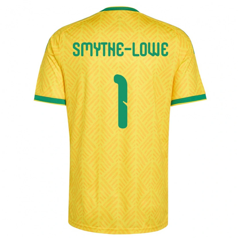 Danxen Men South Africa Fletcher Smythe-Lowe #1 Yellow Green Home Jersey 26-28 T-Shirt