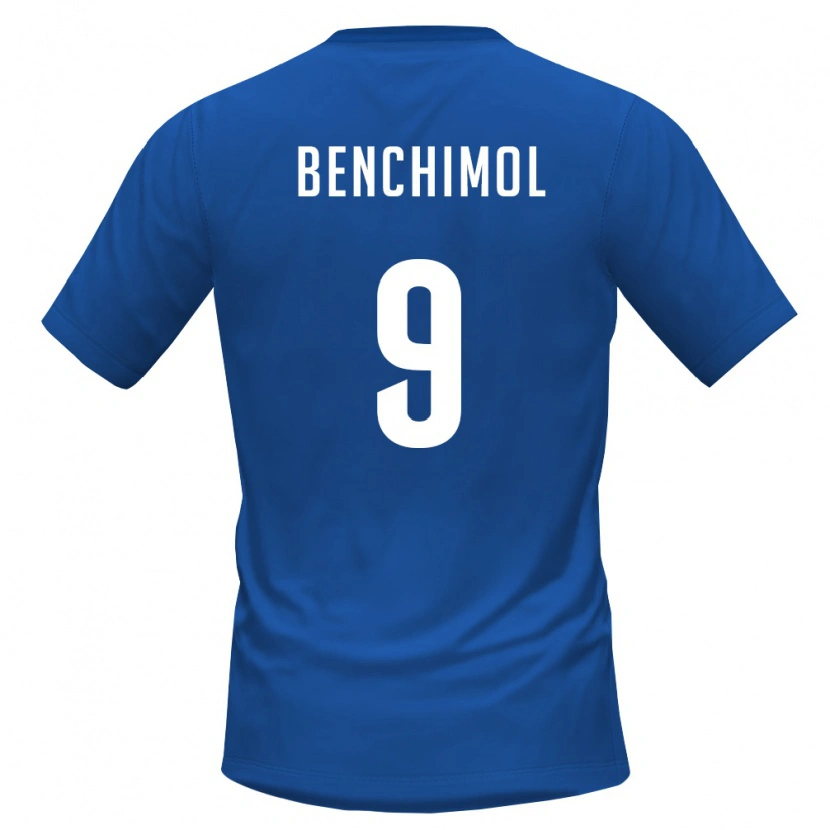 Danxen Men Cape Verde Benchimol #9 Royal Blue Red Home Jersey 26-28 T-Shirt