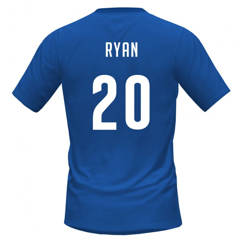 Danxen Men Cape Verde Ryan Mendes #20 Royal Blue Red Home Jersey 26-28 T-Shirt