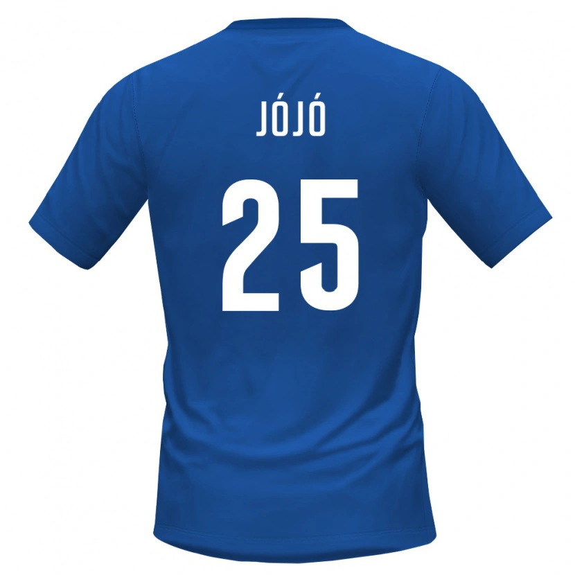Danxen Men Cape Verde Jójó #25 Royal Blue Red Home Jersey 26-28 T-Shirt