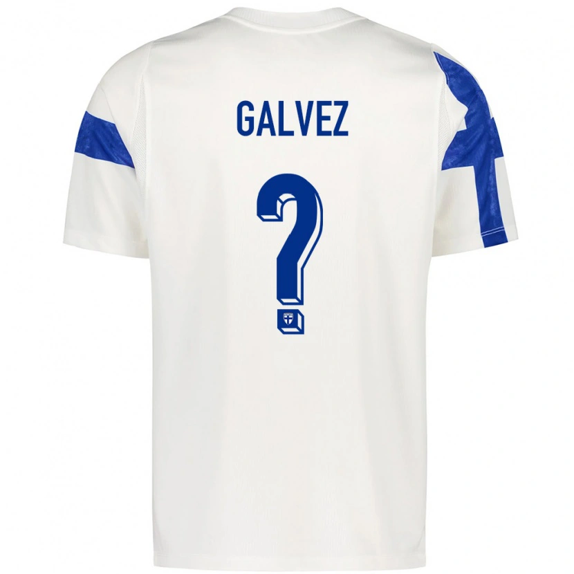 Danxen Men Finland Tomas Galvez #0 White Blue Home Jersey 26-28 T-Shirt