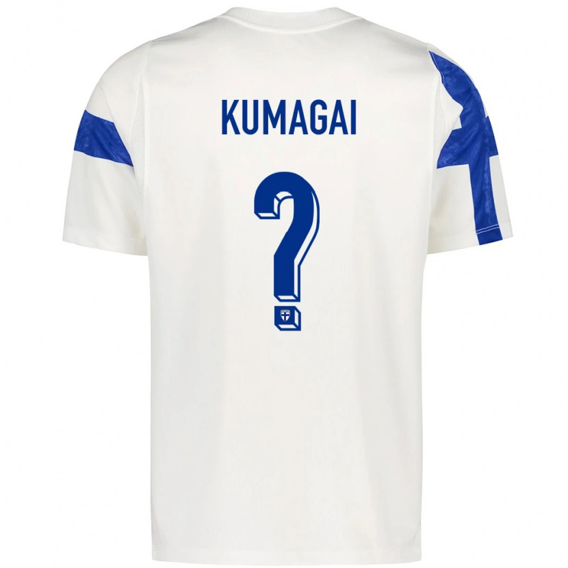 Danxen Men Finland Hide Kumagai #0 White Blue Home Jersey 26-28 T-Shirt