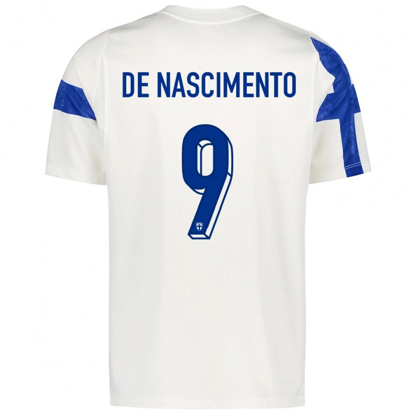 Danxen Men Finland Jay De Nascimento #9 White Blue Home Jersey 26-28 T-Shirt