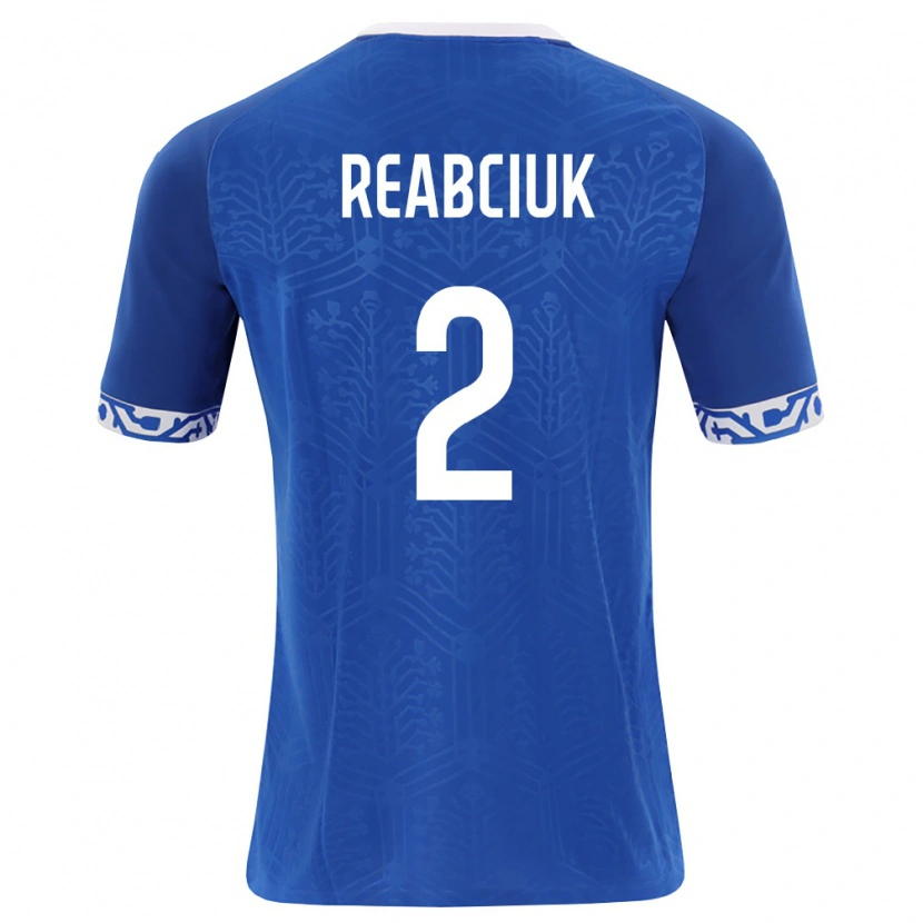 Danxen Men Moldova Oleg Reabciuk #2 Royal Blue White Home Jersey 26-28 T-Shirt