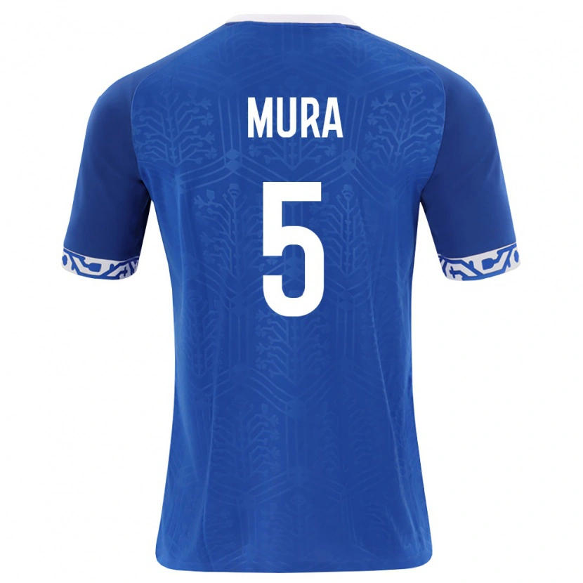 Danxen Men Moldova Artemii Mura #5 Royal Blue White Home Jersey 26-28 T-Shirt
