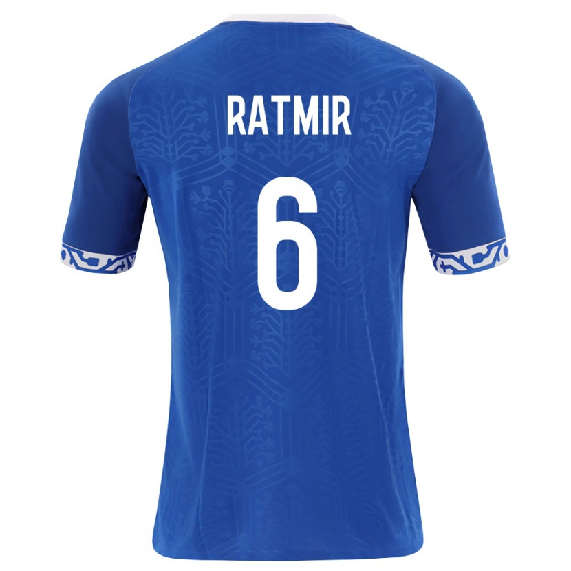 Danxen Men Moldova Nichita Ratmir #6 Royal Blue White Home Jersey 26-28 T-Shirt
