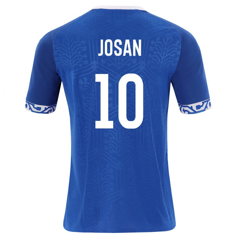 Danxen Men Moldova Nichita Josan #10 Royal Blue White Home Jersey 26-28 T-Shirt