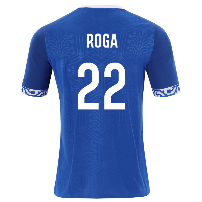 Danxen Men Moldova Sandu Roga #22 Royal Blue White Home Jersey 26-28 T-Shirt