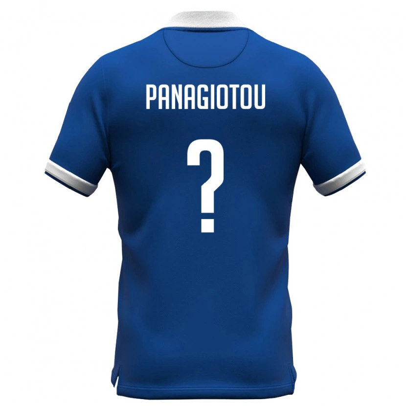 Danxen Men Cyprus Orestis Panagiotou #0 Royal Blue White Home Jersey 26-28 T-Shirt