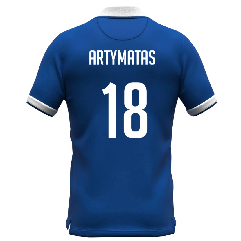 Danxen Men Cyprus Kostakis Artymatas #18 Royal Blue White Home Jersey 26-28 T-Shirt
