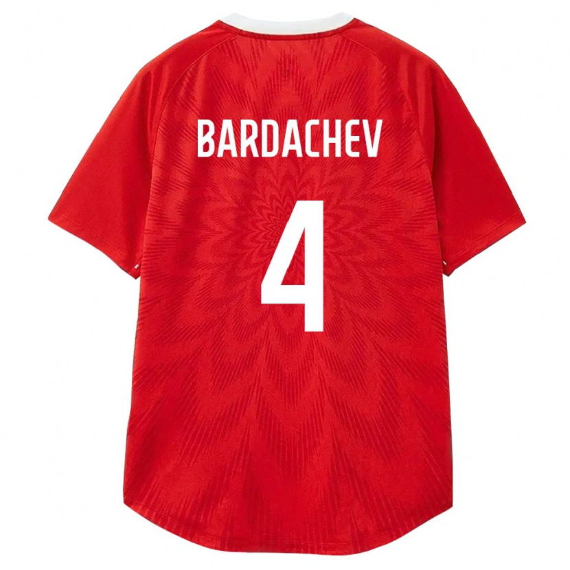Danxen Men Russia Matvey Bardachev #4 Red White Brown Home Jersey 26-28 T-Shirt