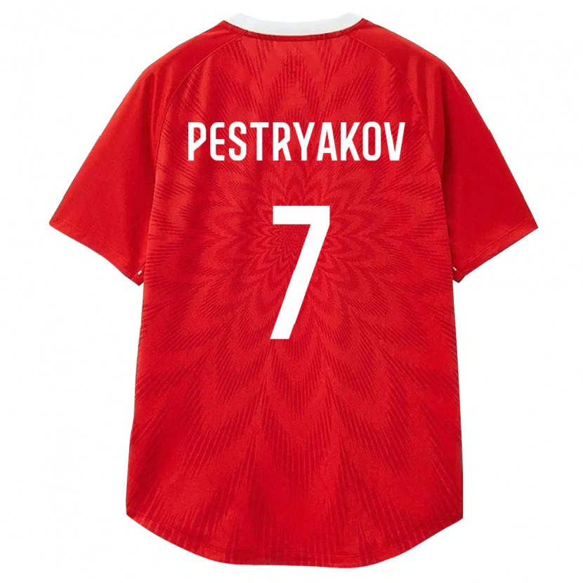 Danxen Men Russia Dmitriy Pestryakov #7 Red White Brown Home Jersey 26-28 T-Shirt