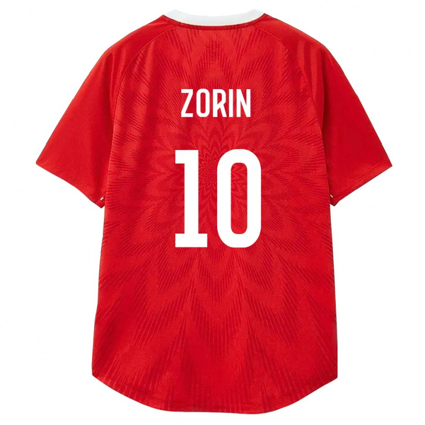 Danxen Men Russia Daniil Zorin #10 Red White Brown Home Jersey 26-28 T-Shirt