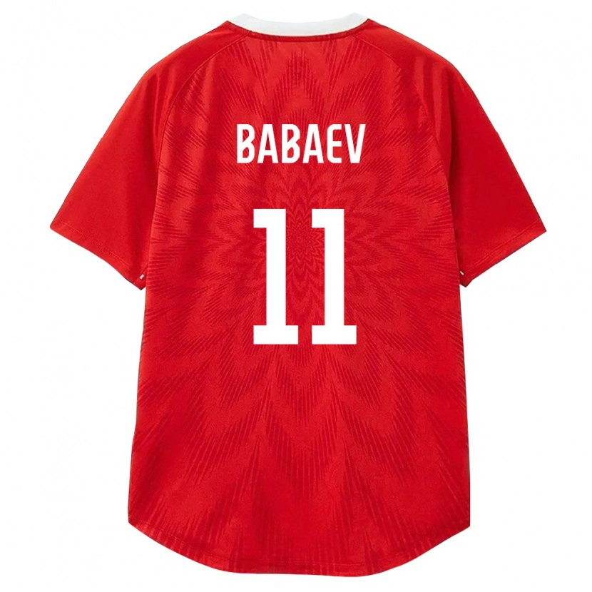 Danxen Men Russia Ulvi Babaev #11 Red White Brown Home Jersey 26-28 T-Shirt