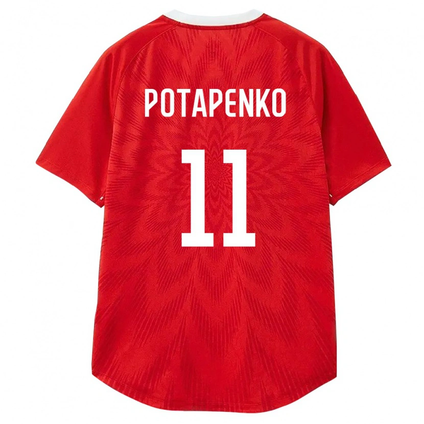 Danxen Men Russia Egor Potapenko #11 Red White Brown Home Jersey 26-28 T-Shirt