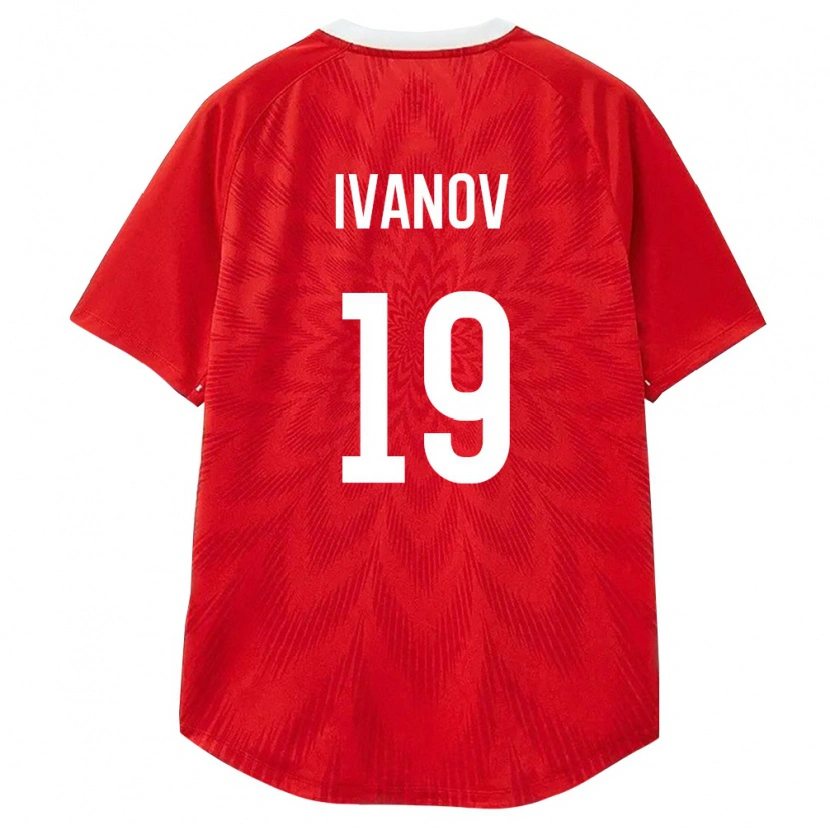Danxen Men Russia Mikhail Ivanov #19 Red White Brown Home Jersey 26-28 T-Shirt