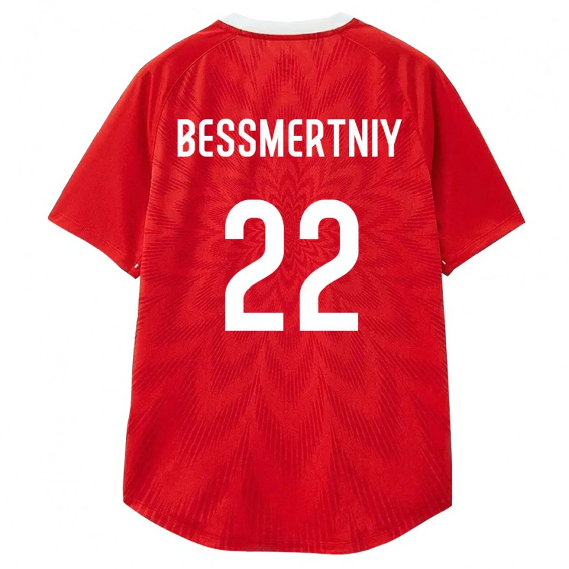 Danxen Men Russia Stanislav Bessmertniy #22 Red White Brown Home Jersey 26-28 T-Shirt