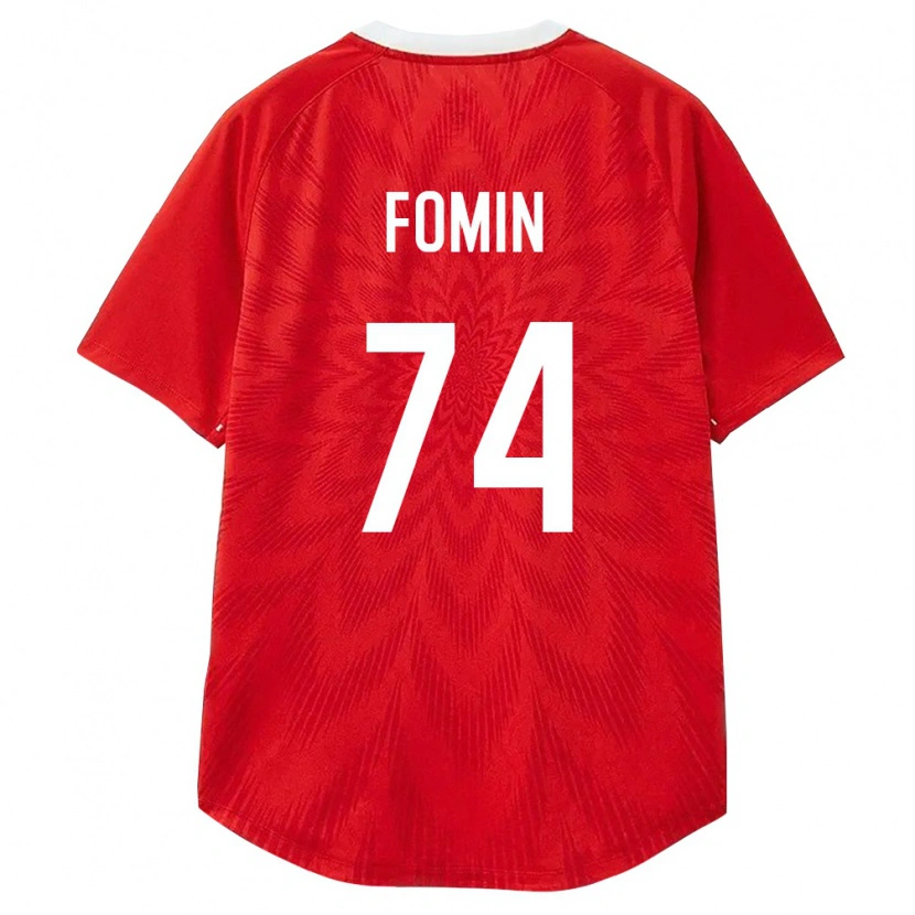 Danxen Men Russia Daniil Fomin #74 Red White Brown Home Jersey 26-28 T-Shirt