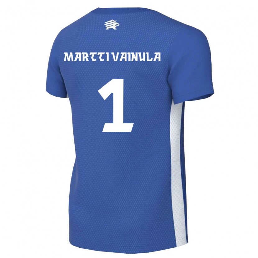 Danxen Men Estonia Jan Martti Vainula #1 Dark Blue White Home Jersey 26-28 T-Shirt