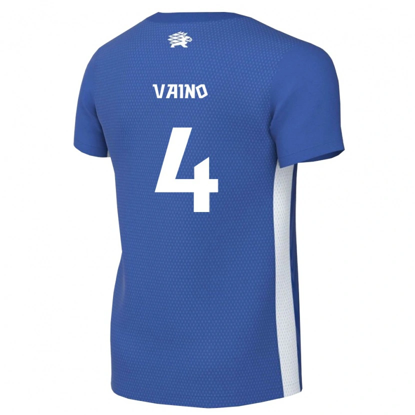 Danxen Men Estonia Mait Vaino #4 Dark Blue White Home Jersey 26-28 T-Shirt