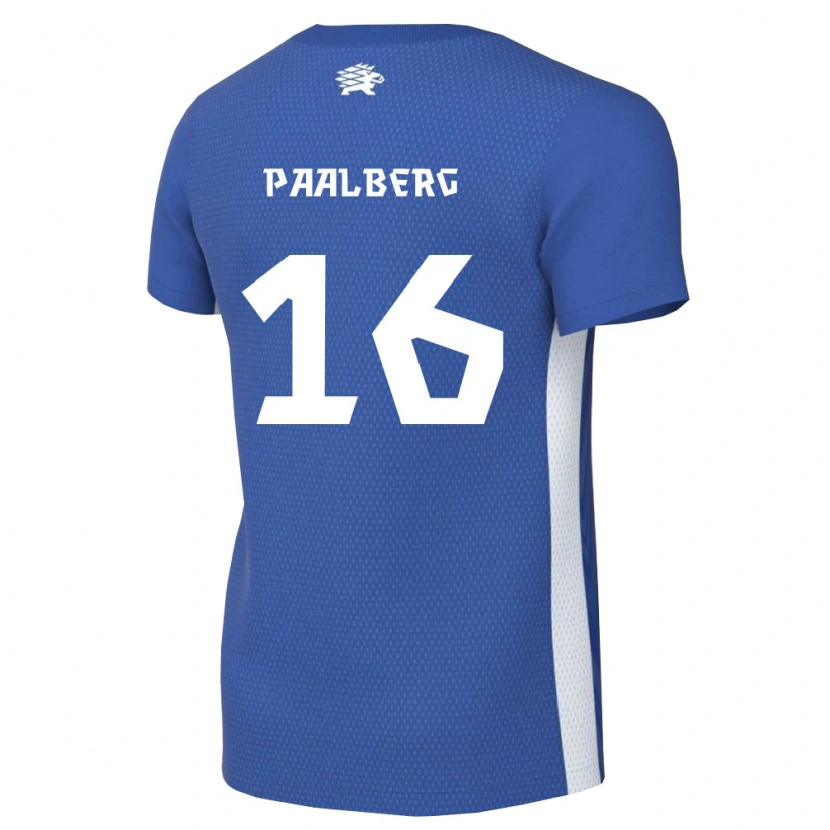 Danxen Men Estonia Marten-Chris Paalberg #16 Dark Blue White Home Jersey 26-28 T-Shirt
