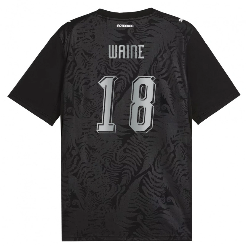 Danxen Men New Zealand Ben Waine #18 White Black Gray Home Jersey 26-28 T-Shirt