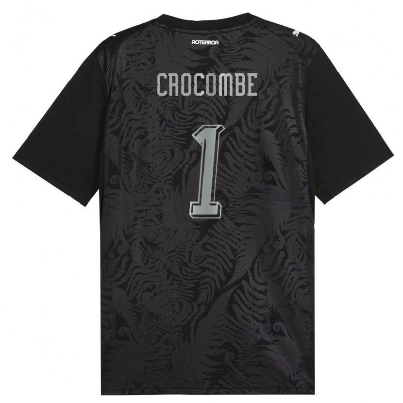 Danxen Men New Zealand Max Crocombe #1 White Black Gray Home Jersey 26-28 T-Shirt
