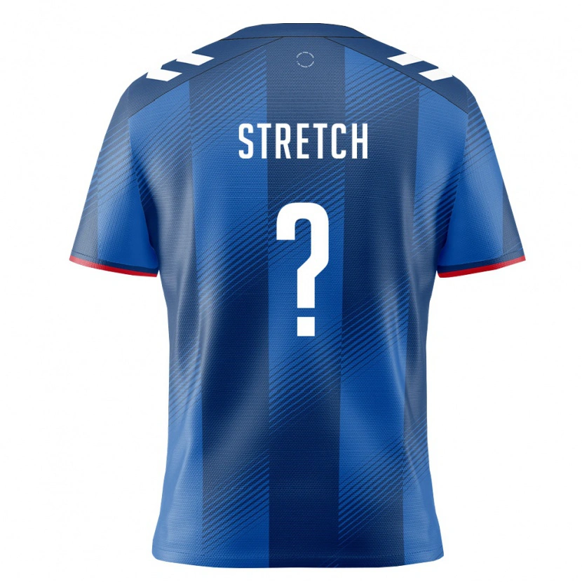 Danxen Men Puerto Rico Callum Stretch #0 Royal Blue Red White Home Jersey 26-28 T-Shirt