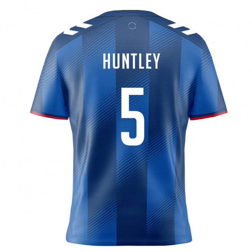 Danxen Men Puerto Rico Marcelo Huntley #5 Royal Blue Red White Home Jersey 26-28 T-Shirt
