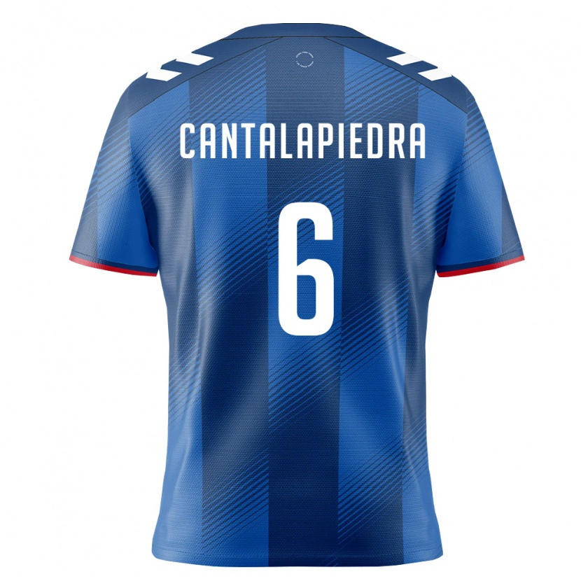 Danxen Men Puerto Rico Marco Cantalapiedra #6 Royal Blue Red White Home Jersey 26-28 T-Shirt