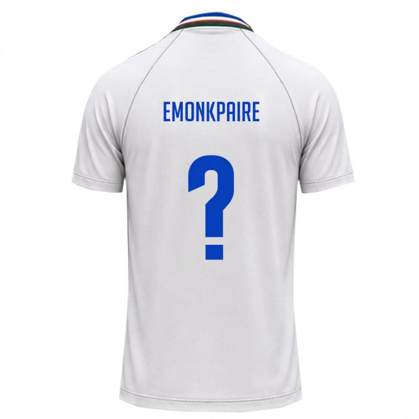 Danxen Men Uzbekistan Emmanuel Emonkpaire #0 White Dark Green Away Jersey 26-28 T-Shirt