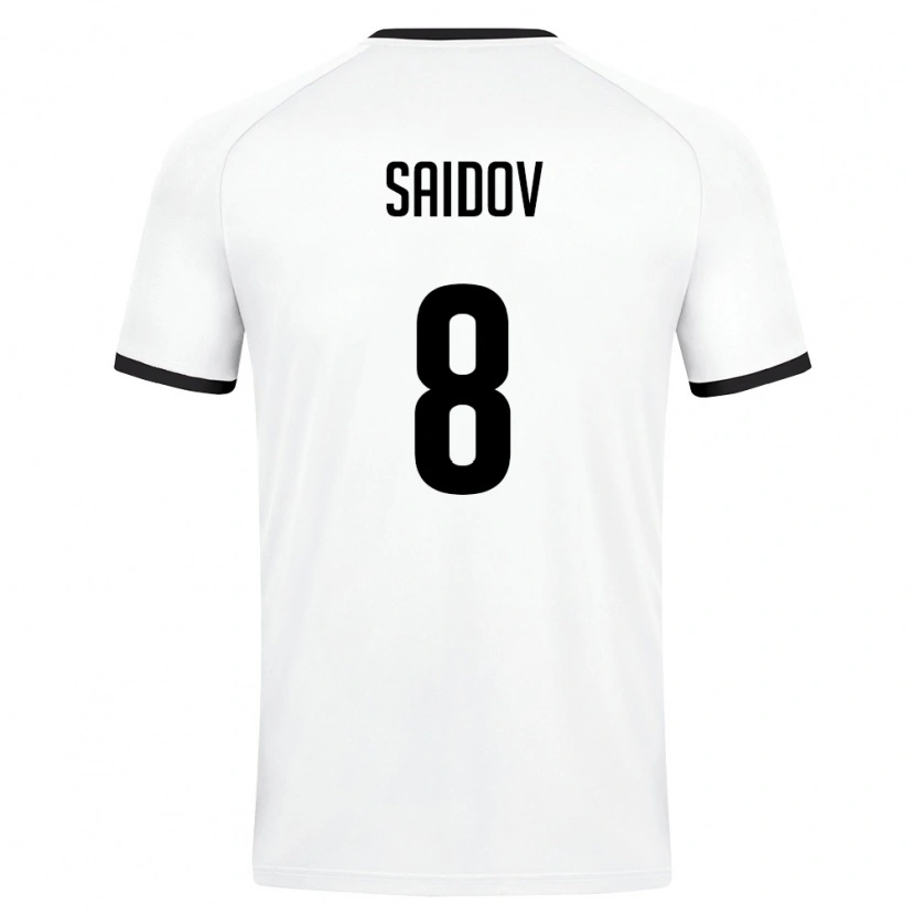 Danxen Men Uzbekistan Abdusamad Saidov #8 White Dark Green Away Jersey 26-28 T-Shirt