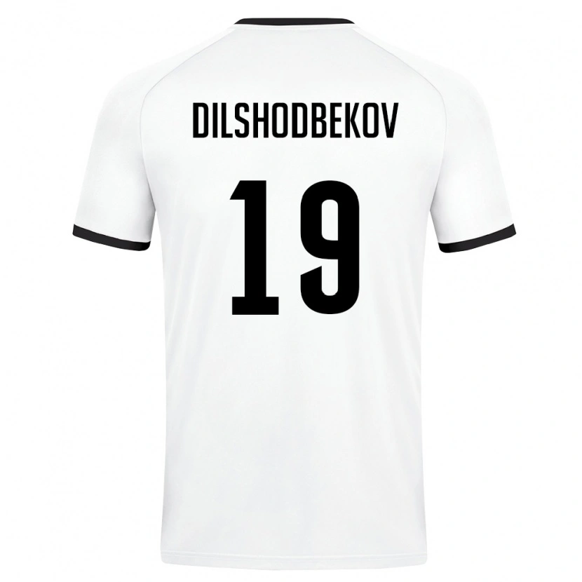 Danxen Men Uzbekistan Mukhammadali Dilshodbekov #19 White Dark Green Away Jersey 26-28 T-Shirt